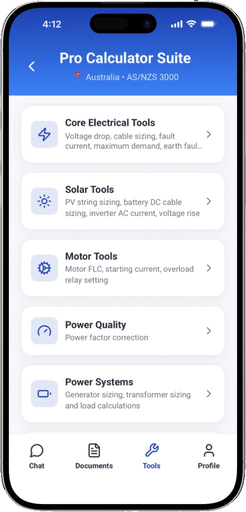 Professional Electrical Calculator Suite